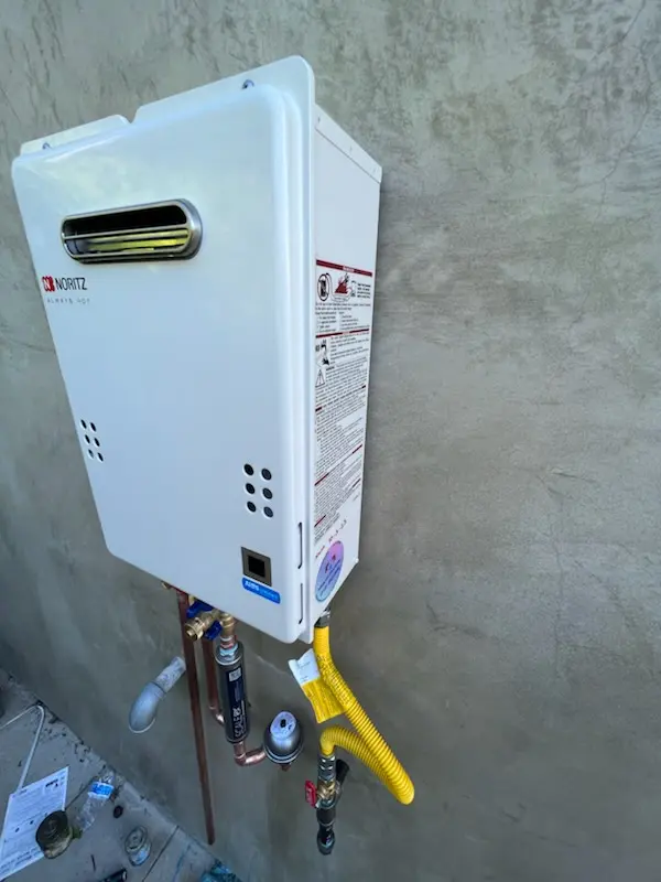 Tankless water heater installation for Clearfield homes
